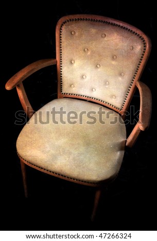 Old retro armchair