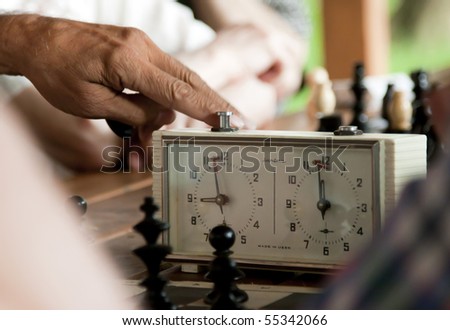 Old chess clock