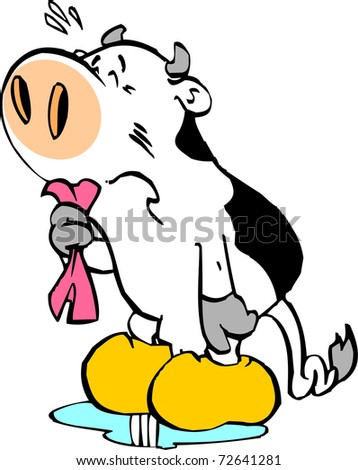 Cow Crying