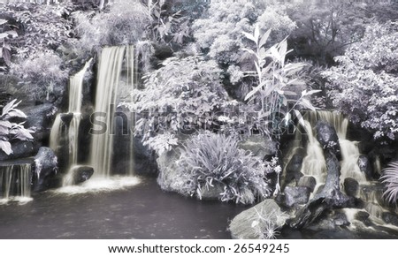 Waterfall False Color Infrared