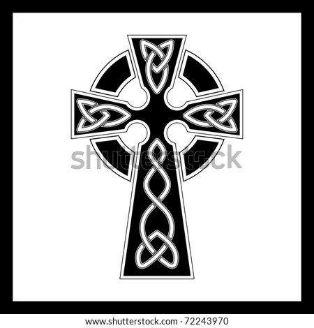 stock vector Vector celtic cross