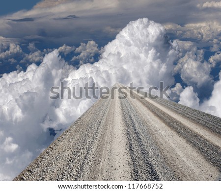 Gravel Road for the background, texture