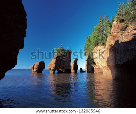 Bay of Fundy, Hopewell Rocks, New Brunswick, Canada