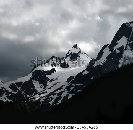 Mt. Matier, Duffey Lake Road, Coast Mountains in British Columbia, Canada
