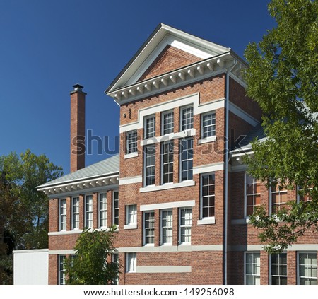 School - historic brick school architecture in North America