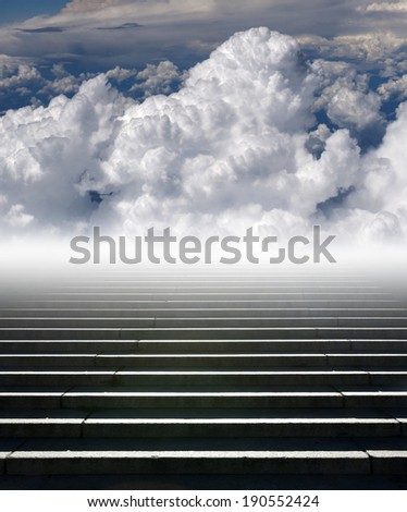 Stairway to Heaven, abstract as background
