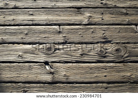 damaged timber floor - Old timber wood