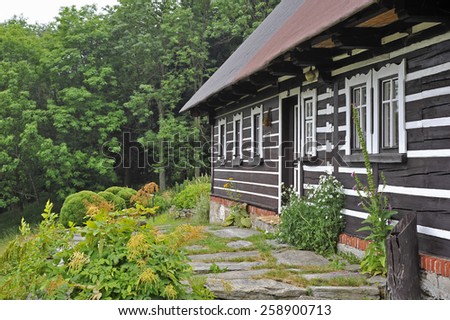 Cottage - mountain cottage with decorated windows