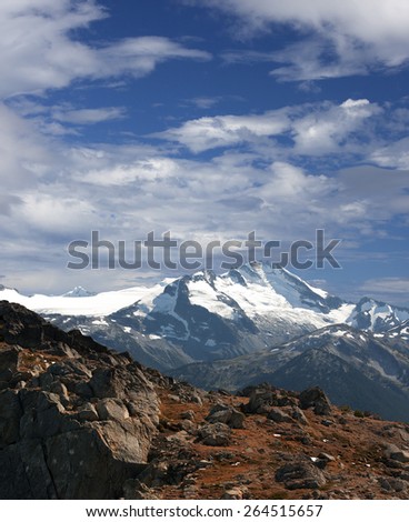Castle Tower Mountain, Coast Mountains by Whistler, British Columbia, Canada