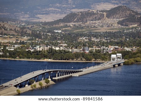 R.W.Bennett Bridge in Kelowna, British Columbia