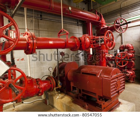 Electric driven fire pump for a high rise building
