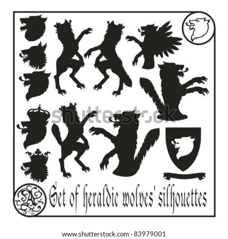 wolves in heraldry