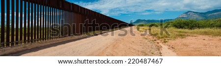 US Mexican Border in Arizona