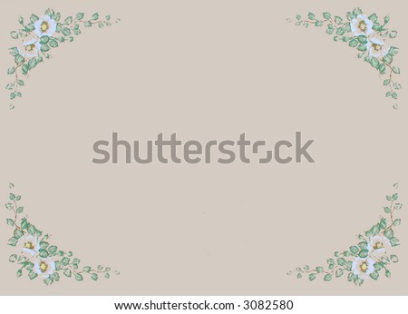Flower & Vine background