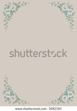 Flower & Vine background