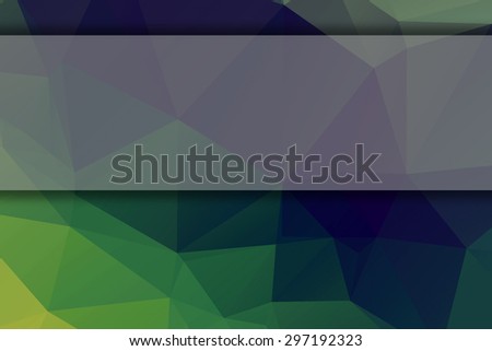 abstract background consisting of triangles with white blank for text