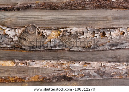 horizontal wooden fence made Ã?Â¢??Ã?Â¢??of boards with nails