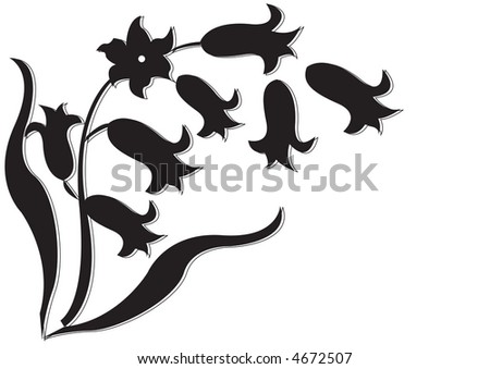 Logo Design Black  White on Black And White Flower Design 10 Stock Photo 4672507   Shutterstock