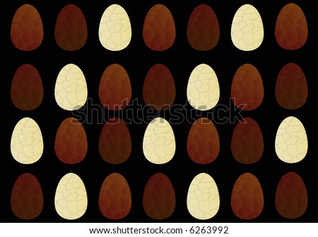 plain easter eggs to colour in. chocolate Easter eggs