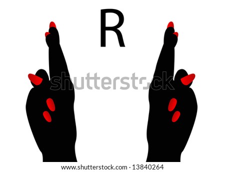 Letter+r+sign+language