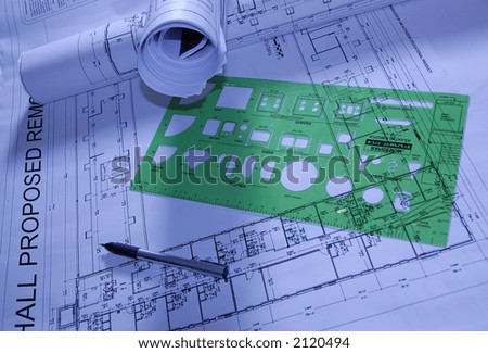 Design construction papers with pen and ruler