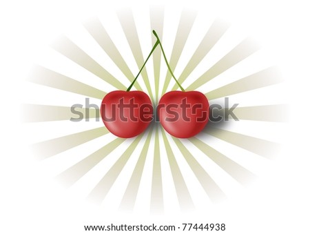 Cherries Illustration