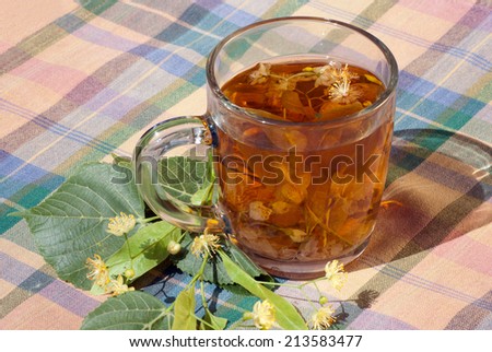cup of linden tea