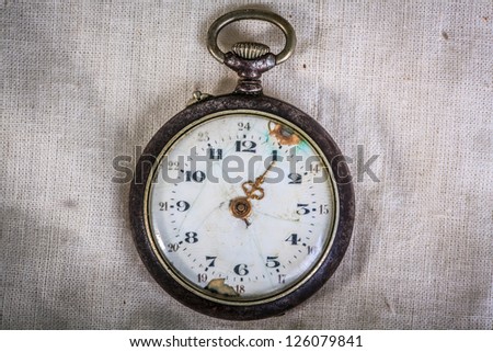 Vintage style pocket watch