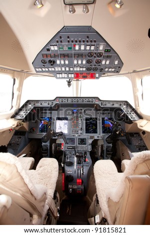 airplane cockpit controls