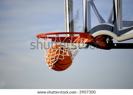 basketball hoop. asketball hoop and net