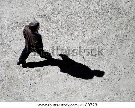 Walking Man Shadow