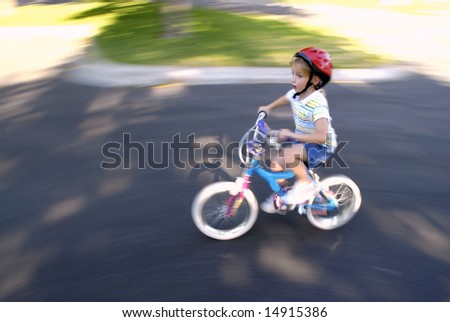 bike riding cartoon. cartoon girl on ike. watcha
