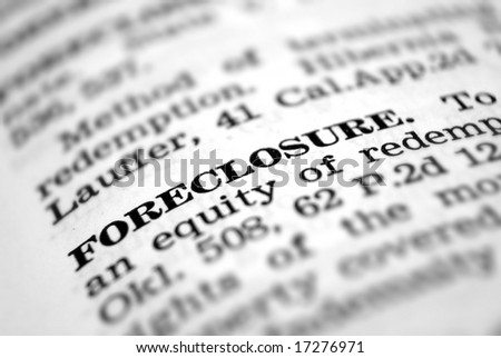 foreclosure definition foreclosure definition