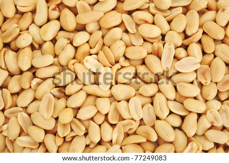 Extreme close-up image of peanuts, background image