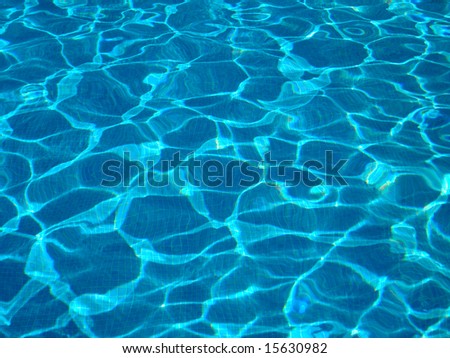 Swimming Pool Water Creating a Ripple Effect