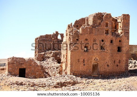 Old ruined house in Yemen