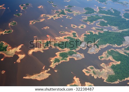 orinoco river on map. Orinoco river in Venezuela