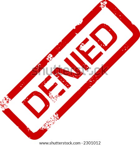 stock vector : Denied Stamp