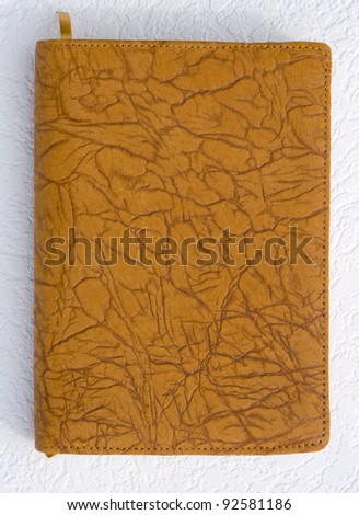 Background. Mysterious textures on notebook cover.