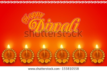 illustration of Decorated Diya for Diwali Holiday illustration of Decorated Diya for Diwali Holiday