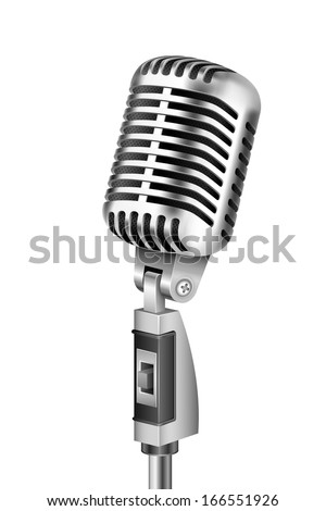 Vintage Microphone | Download Free Vector Art | Free-Vectors