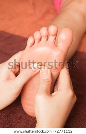reflexology foot massage, spa foot treatment,Thailand