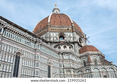Basilica of Saint Mary of the Flower in Florence, Italy - UNESCO World Heritage Site