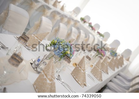 stock photo wedding table decoration