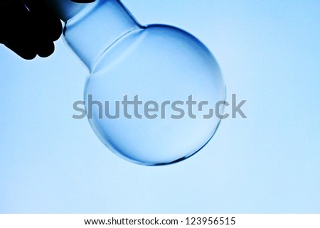 Laboratory glass. Laboratory concept.