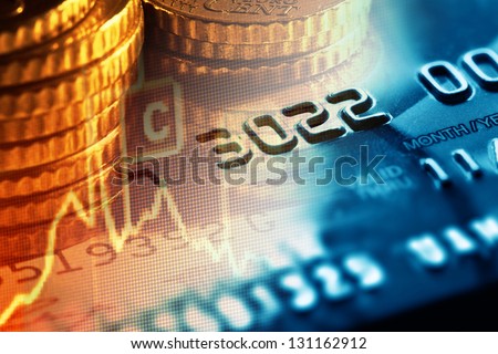 Euro Coins And Us Dollar Banknote Background. Finance Concept.