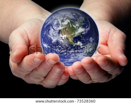 Arms with small Earth isolated