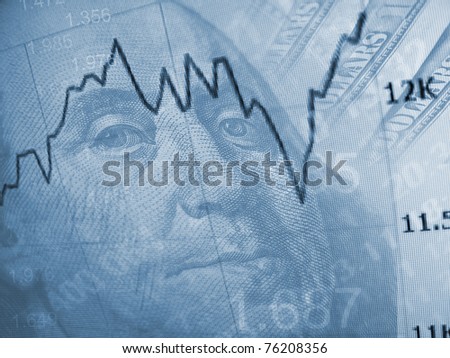 Finance background with dollars. Business concept.