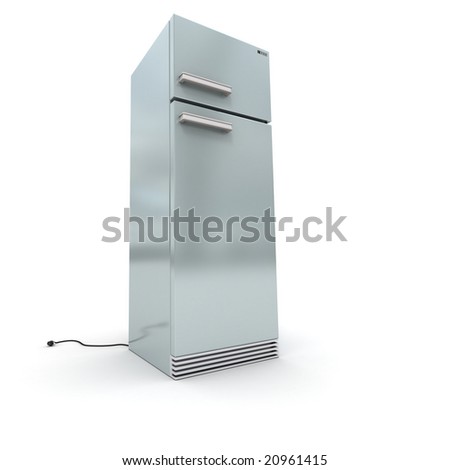 chrome refrigerator