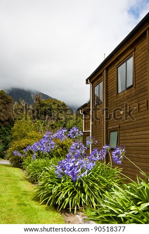Fox Glacier Lodge, Fox Glacier, West Coast, South Island, New Zealand.